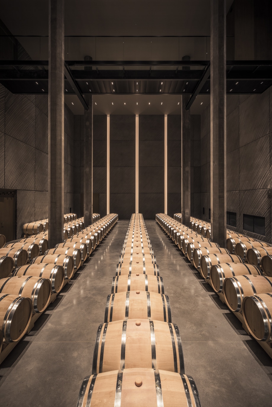 French Flair Bordeaux and surroundings Chateau Troplong Mondot Chai Cathédrale cellar ©RomainRicard