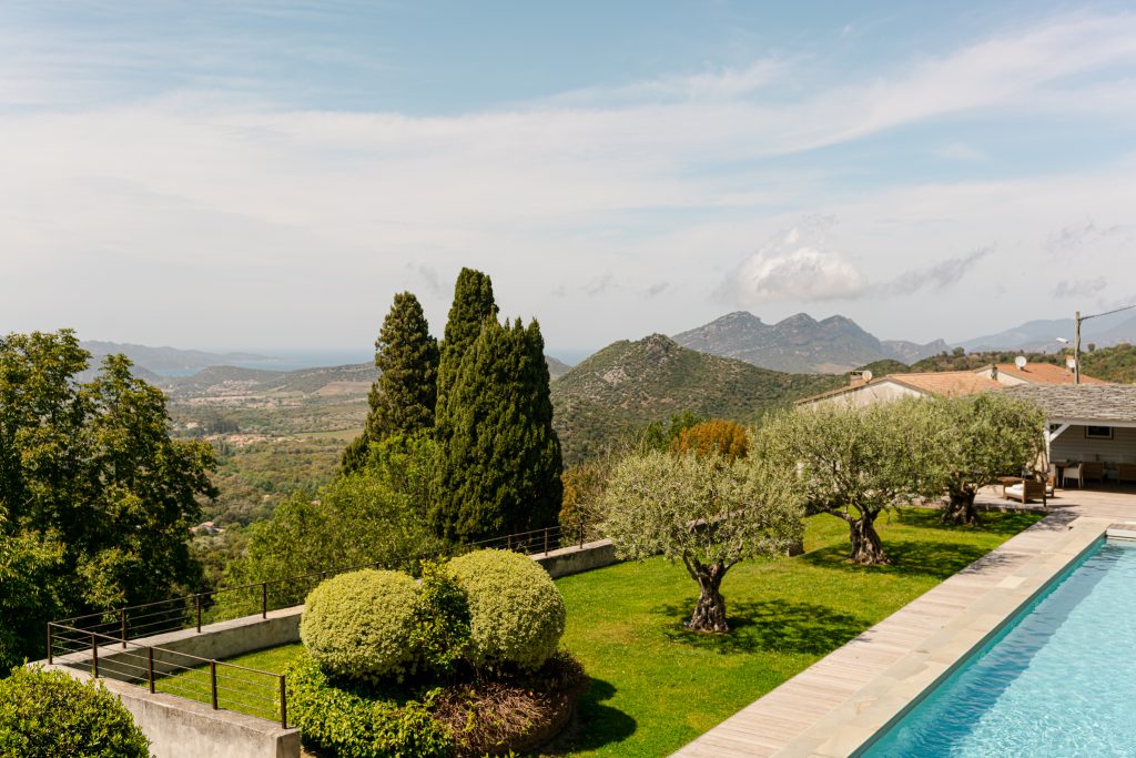 French Flair Corsica U Palazzu Serenu outdoor terrace