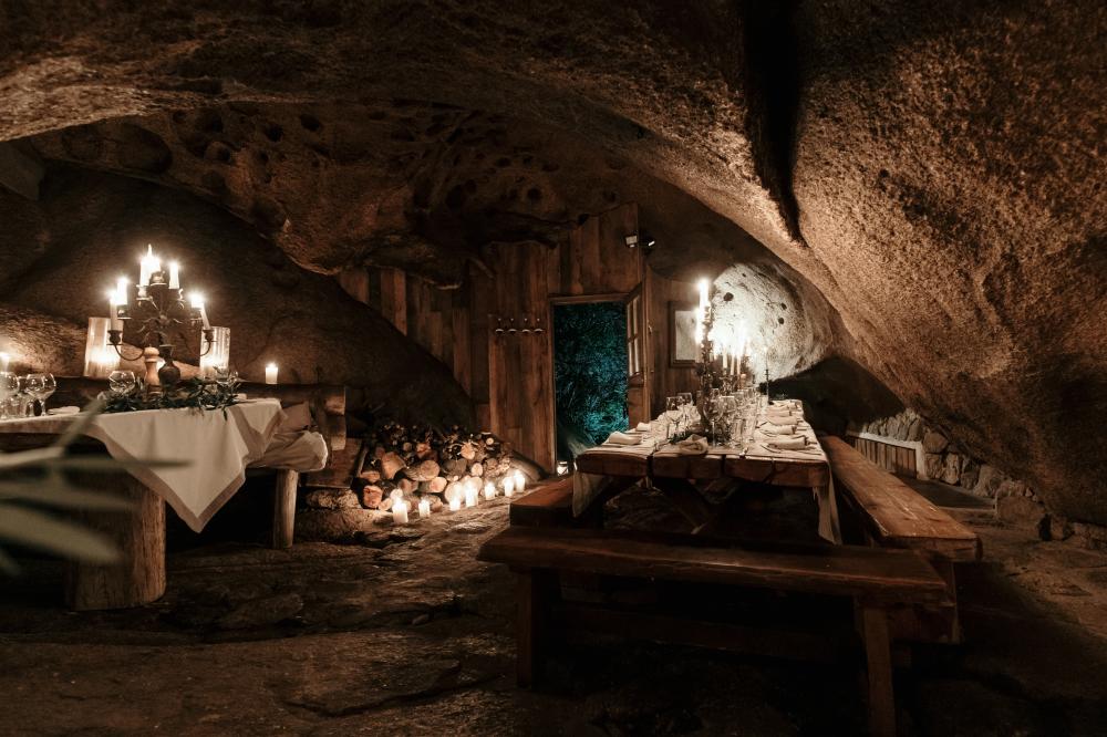 French Flair Corsica domaine de murtoli cave dinner