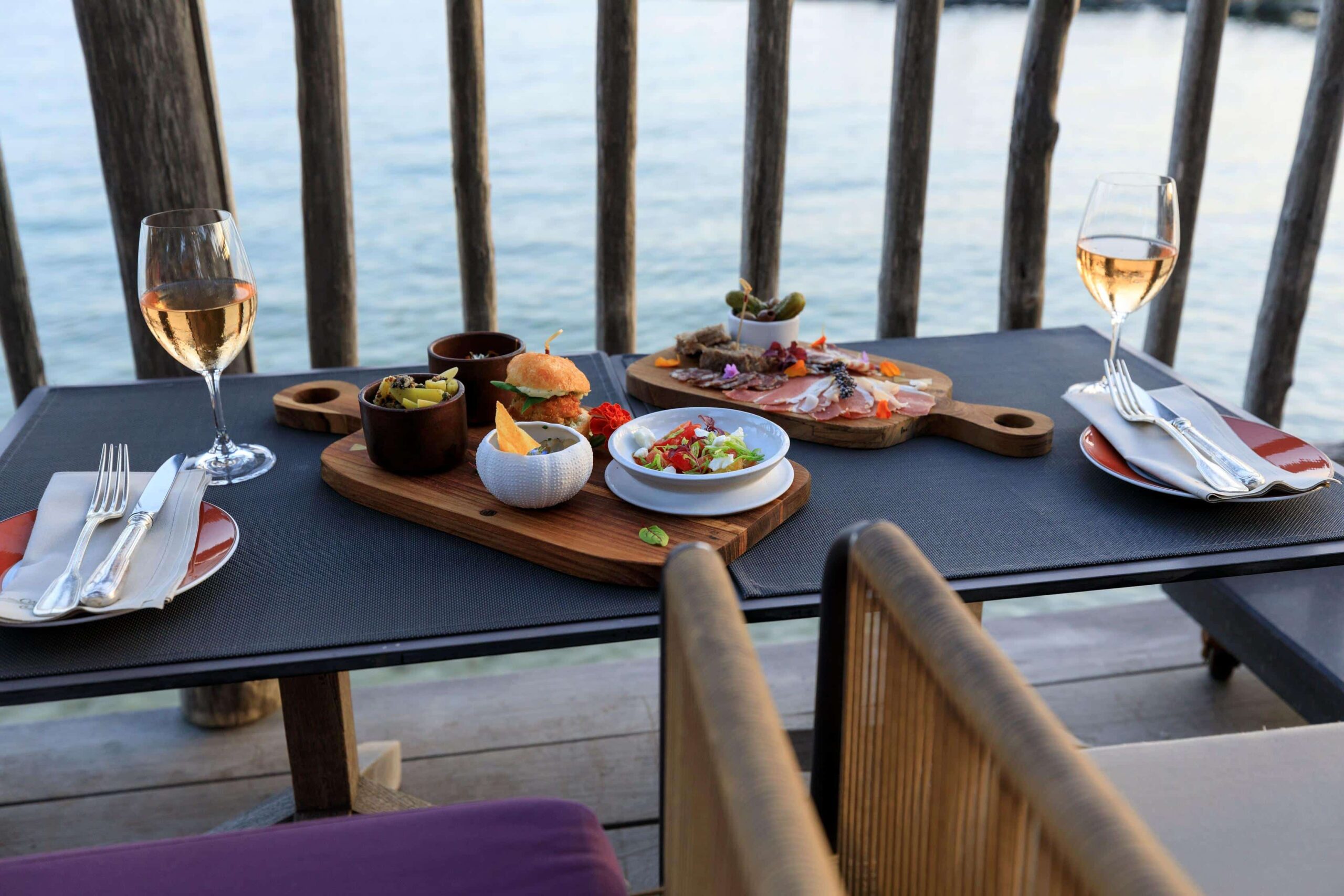 French Flair Corsica grand hotel de cala rossa aperitif