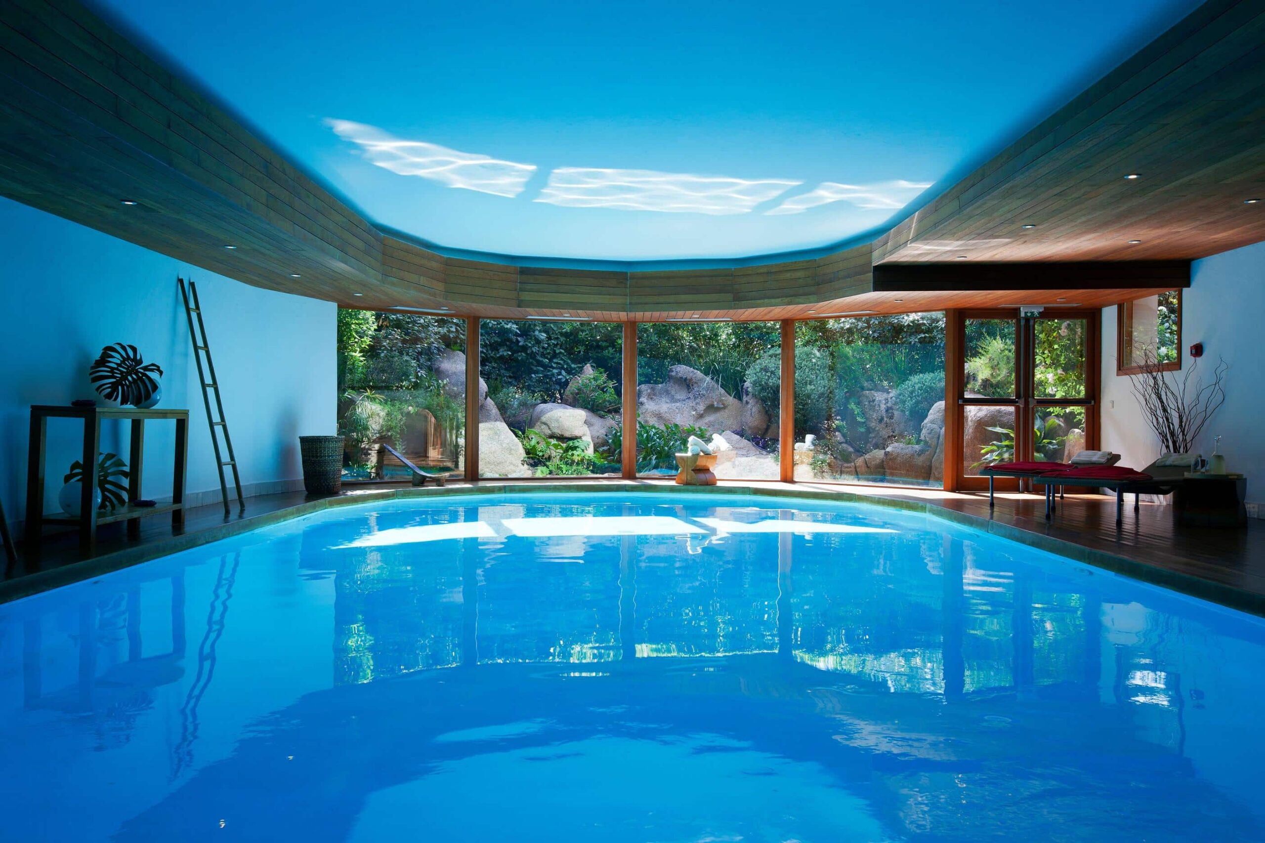 French Flair Corsica grand hotel de cala rossa indoor swimming pool