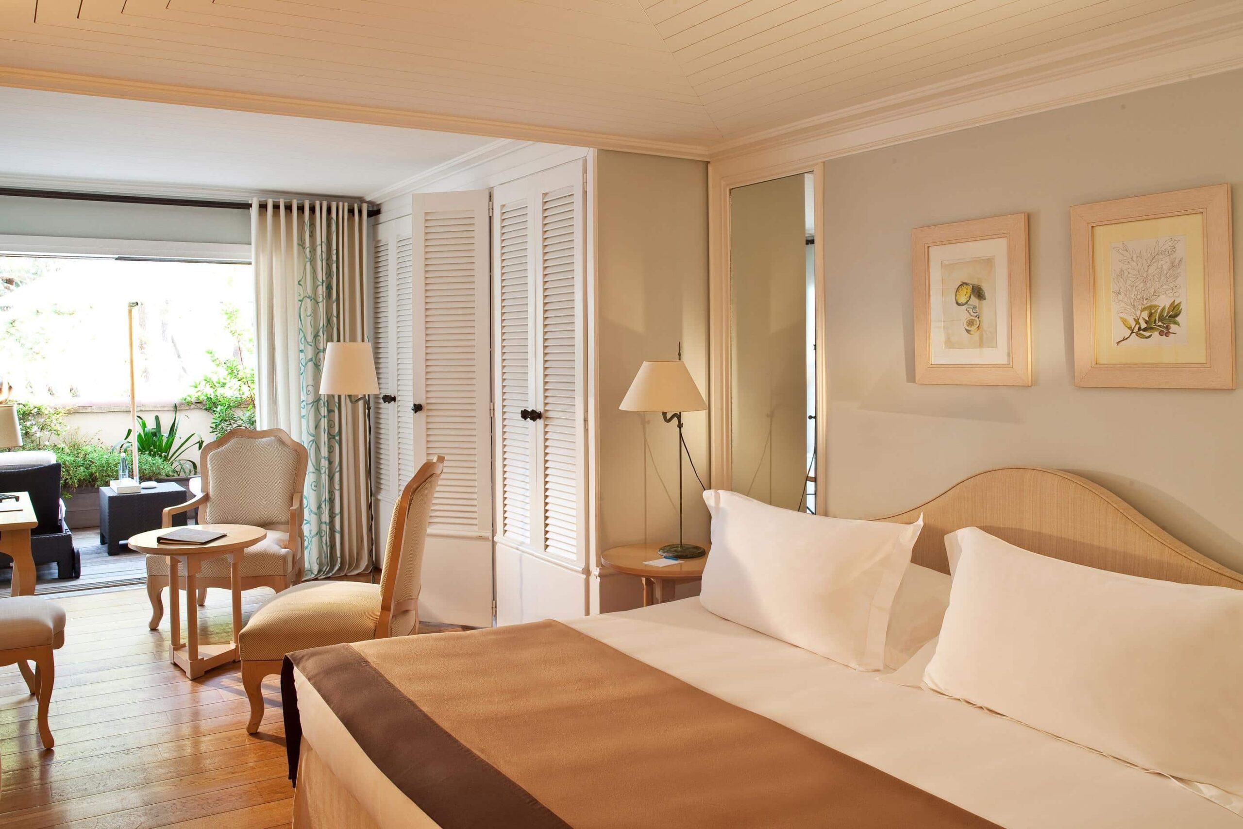 French Flair Corsica grand hotel de cala rossa room terrace corsica