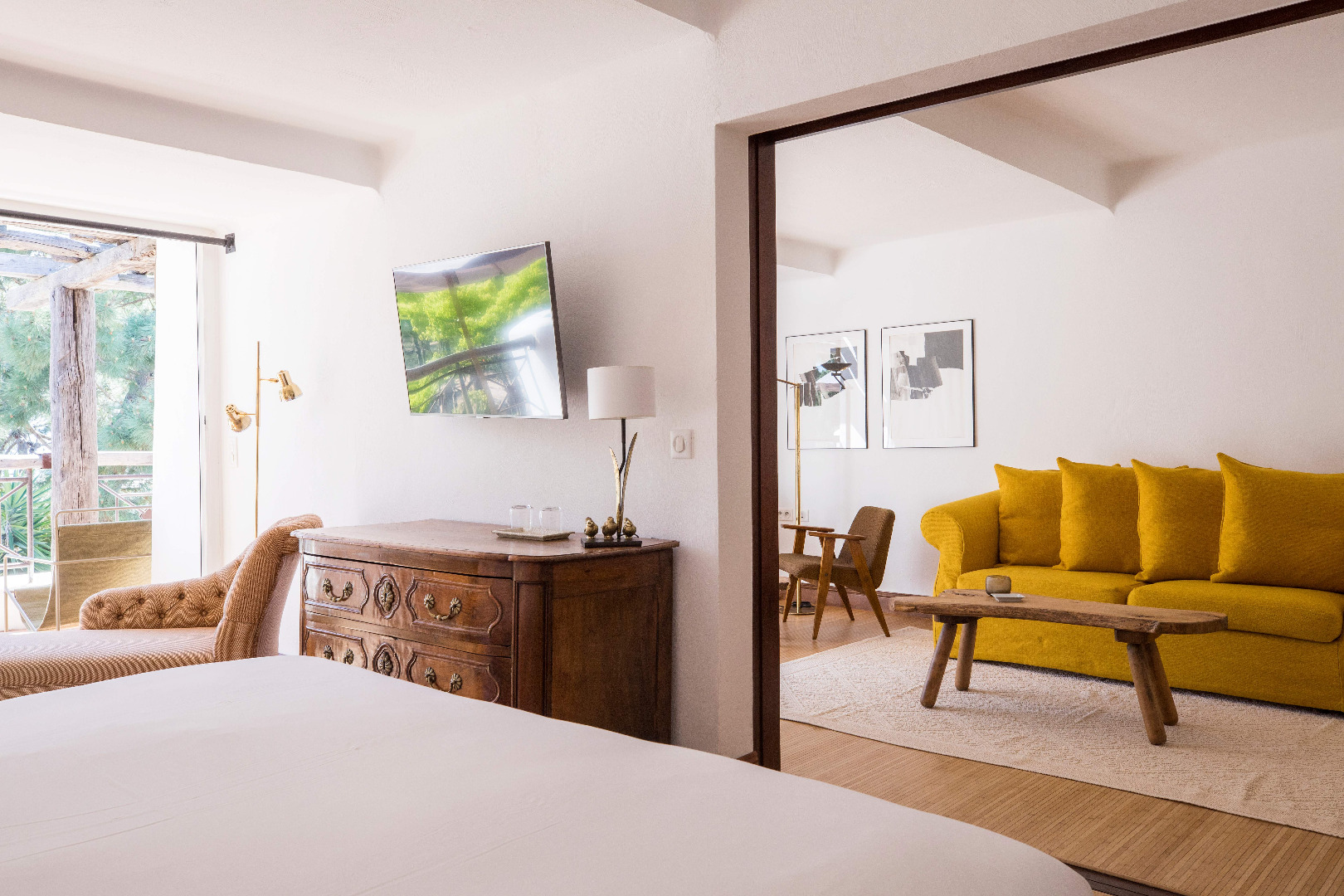 French Flair Corsica grand hotel de cala rossa suite room corsica