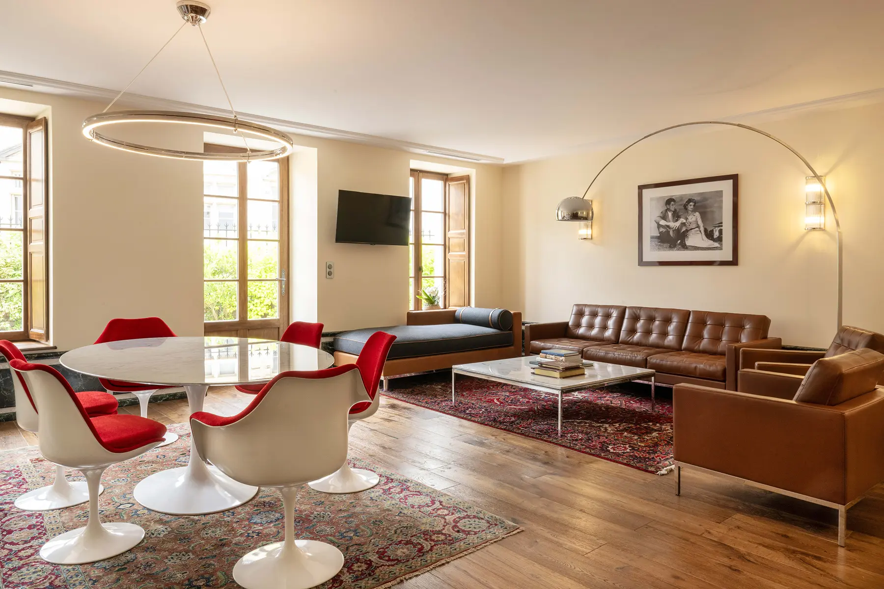 French Flair Burgundy Hotel de Beaune Madison Suite Living Room