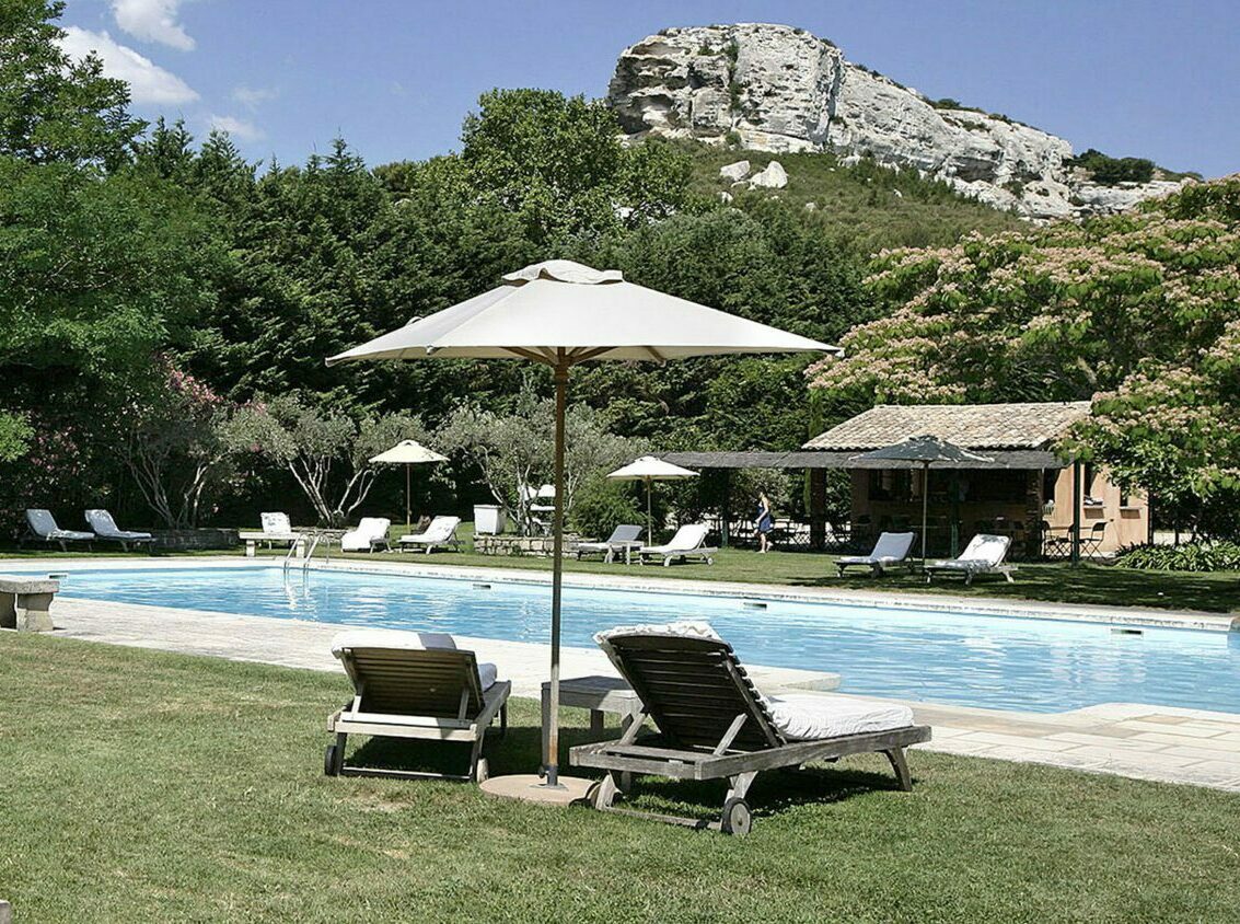 French Flair Provence and the French Riviera Baumaniere swimming pool